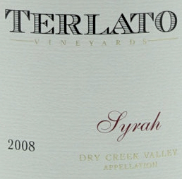 Terlato Syrah 2008